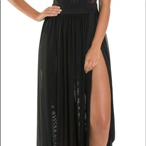 Maxi Swim Coverup Skirt